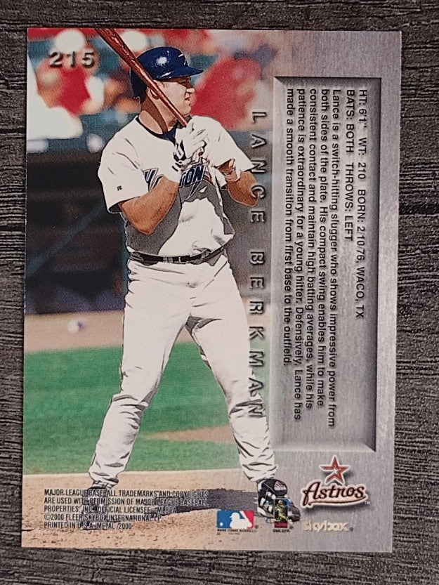 2000 Metal #215 Lance Berkman PROS