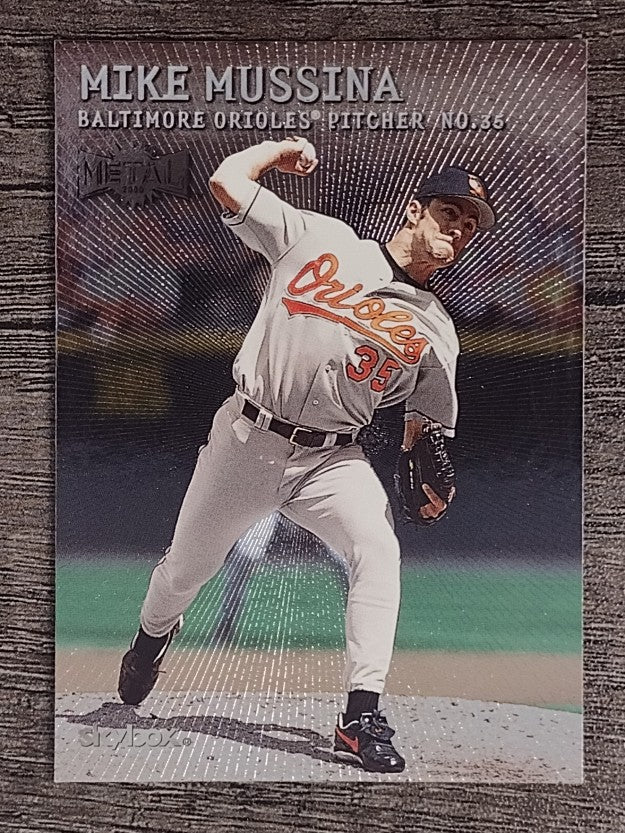 2000 Metal #27 Mike Mussina