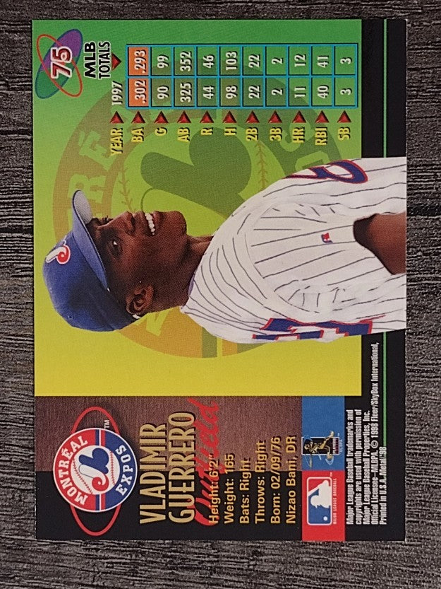 1998 Metal Universe #75 Vladimir Guerrero