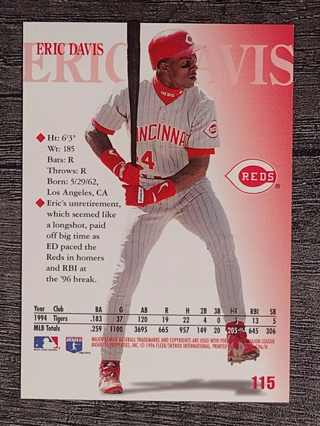 1996 Circa #115 Eric Davis