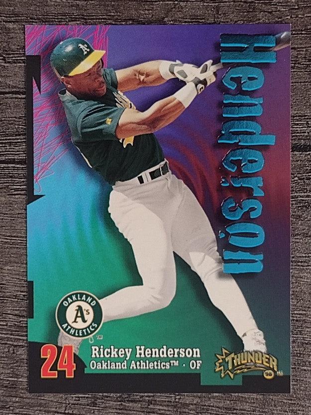 1998 Circa Thunder #87 Rickey Henderson