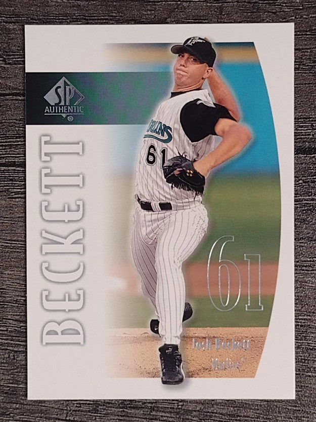 2002 SP Authentic #72 Josh Beckett