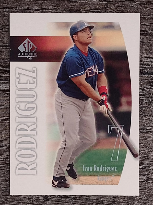 2002 SP Authentic #19 Ivan Rodriguez