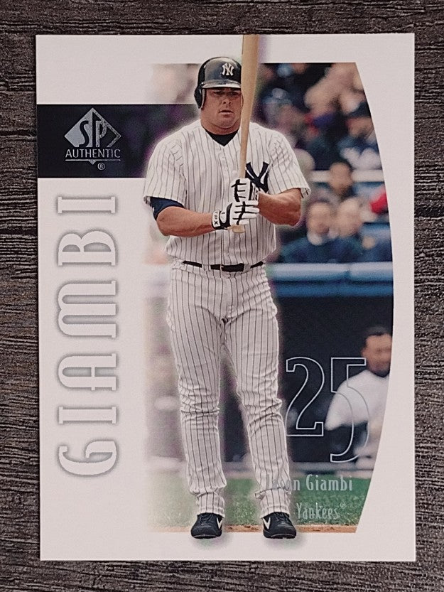 2002 SP Authentic #40 Jason Giambi