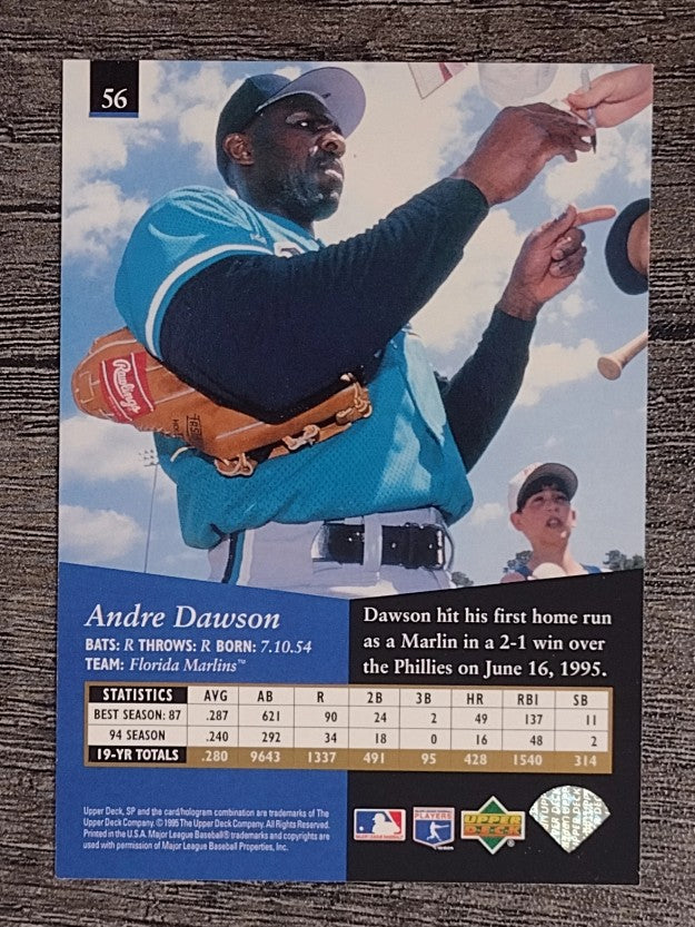 1995 SP #56 Andre Dawson