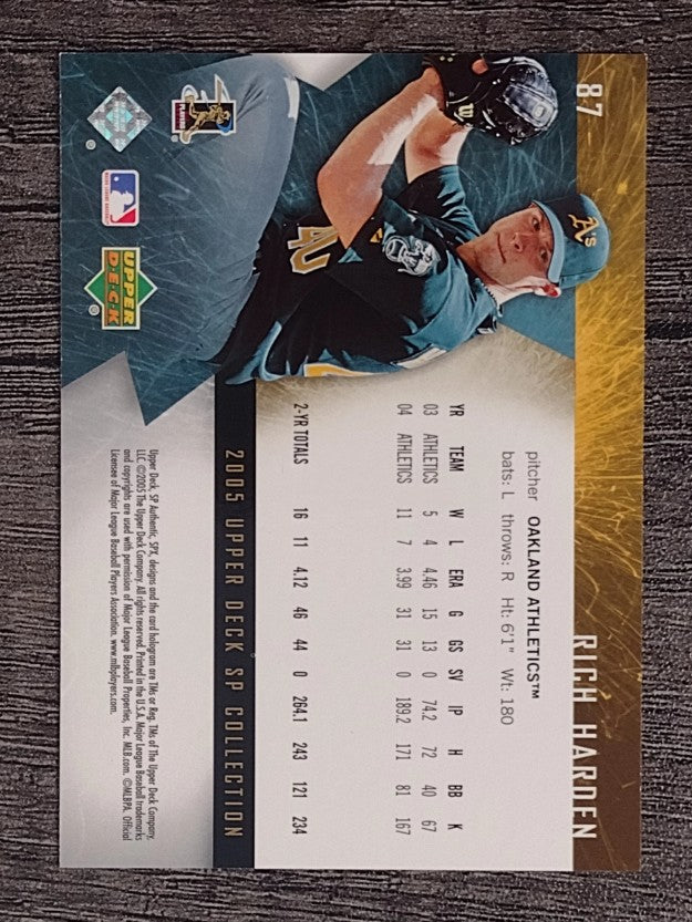 2005 SPx #87 Rich Harden