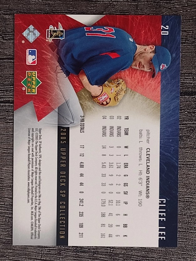 2005 SPx #20 Cliff Lee