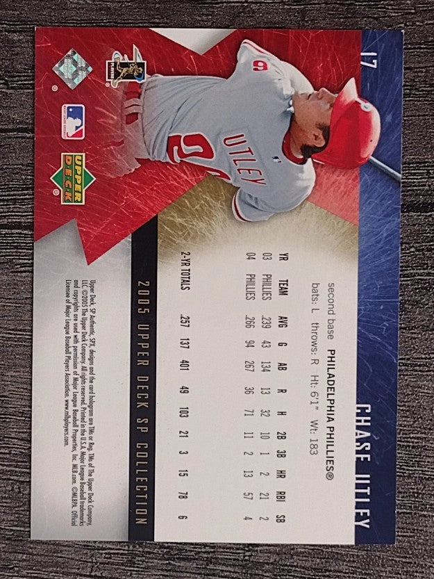 2005 SPx #17 Chase Utley