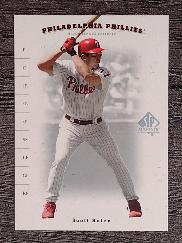 2001 SP Authentic #79 Scott Rolen