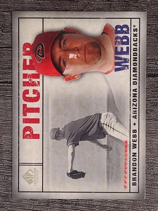 2008 SP Legendary Cuts #96 Brandon Webb