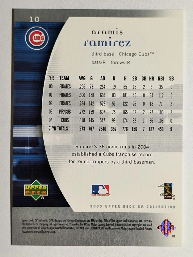 2005 SP Authentic #10 Aramis Ramirez