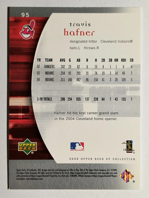 2005 SP Authentic #95 Travis Hafner