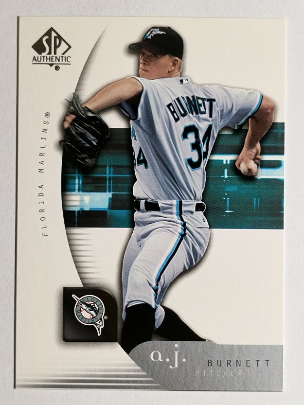 2005 SP Authentic #1 A.J. Burnett
