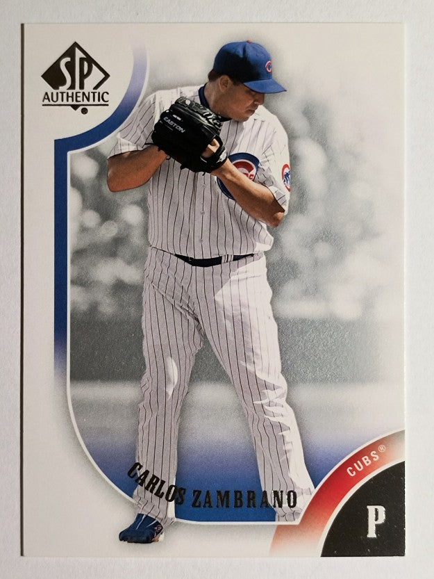 2009 SP Authentic #38 Carlos Zambrano