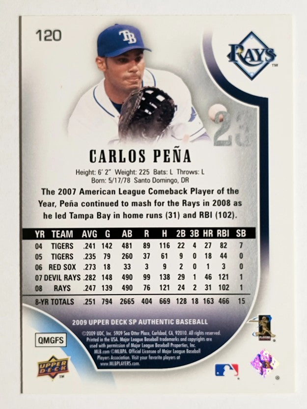2009 SP Authentic #120 Carlos Pena