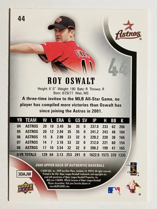 2009 SP Authentic #44 Roy Oswalt