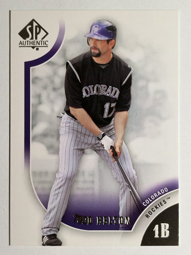 2009 SP Authentic #69 Todd Helton