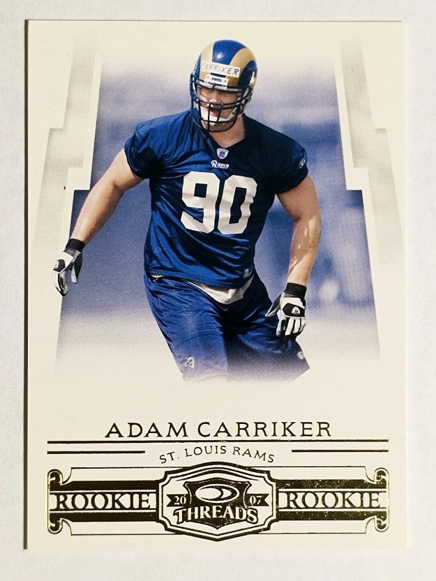 2007 Donruss Threads #221 Adam Carriker RC