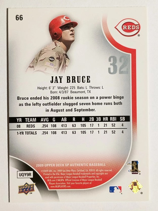 2009 SP Authentic #66 Jay Bruce