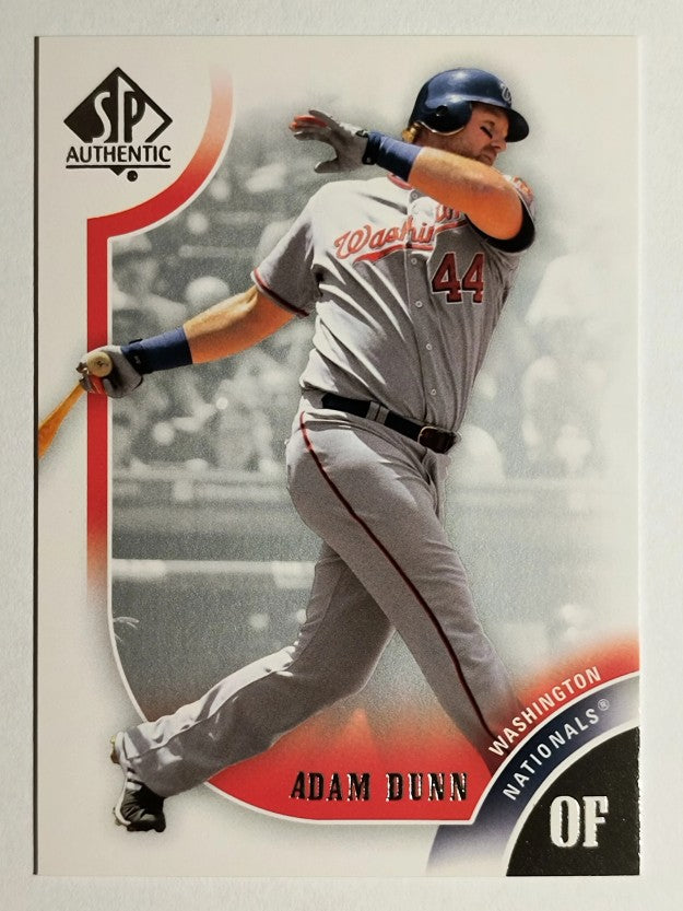 2009 SP Authentic #90 Adam Dunn