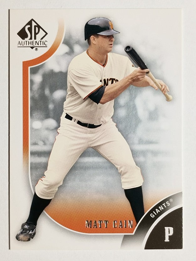 2009 SP Authentic #119 Matt Cain