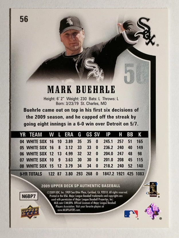 2009 SP Authentic #56 Mark Buehrle