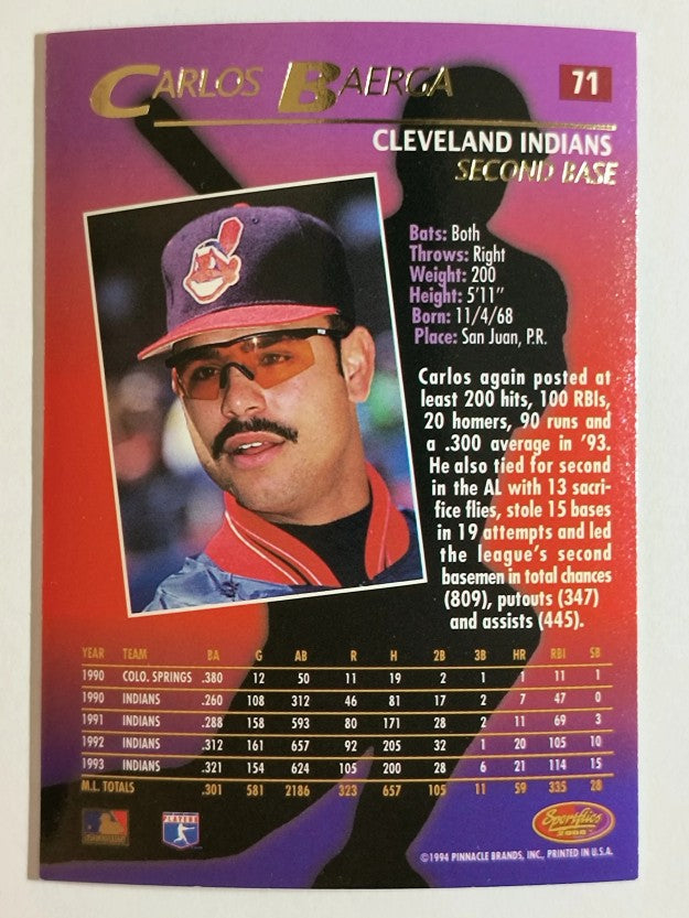 1994 Sportflics #71 Carlos Baerga