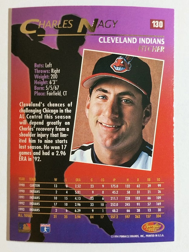 1994 Sportflics #130 Charles Nagy