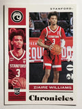 2021-22 Panini Chronicles Draft Picks #16 Ziaire Williams