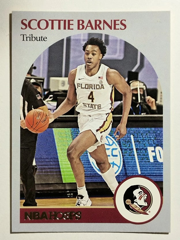 2021-22 Panini Chronicles Draft Picks #57 Scottie Barnes/Hoops Retro