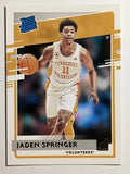 2021-22 Panini Chronicles Draft Picks #45 Jaden Springer/Donruss
