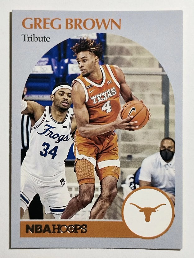 2021-22 Panini Chronicles Draft Picks #64 Greg Brown III/Hoops Retro