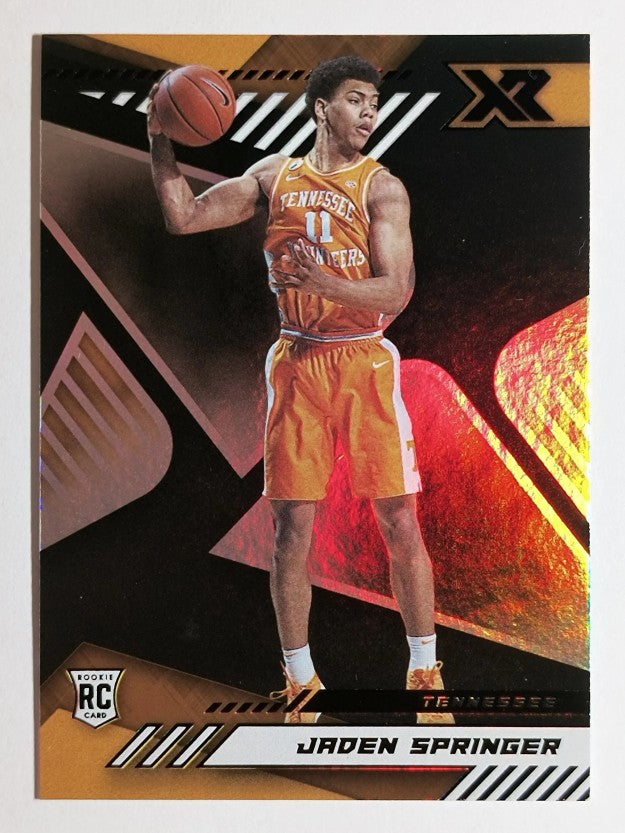 2021-22 Panini Chronicles Draft Picks Black #180 Jaden Springer/XR