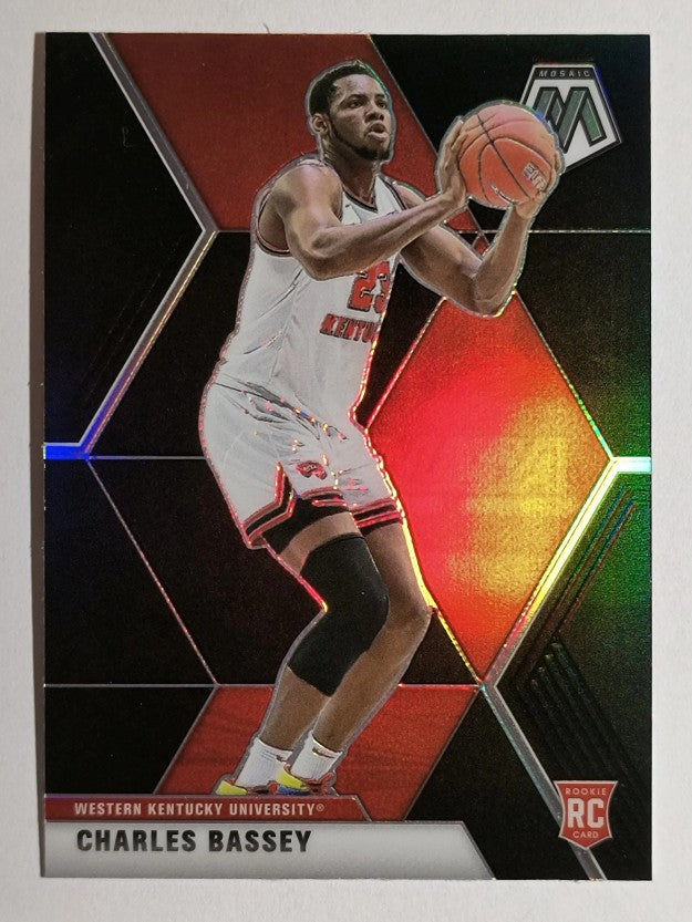 2021-22 Panini Chronicles Draft Picks Black #273 Charles Bassey/Mosaic
