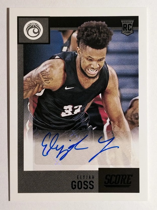 2021-22 Chronicles Draft Picks Score Rookie Autographs Black #24 Elyjah Goss