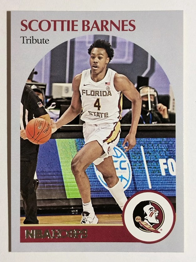 2021-22 Panini Chronicles Draft Picks #57 Scottie Barnes/Hoops Retro