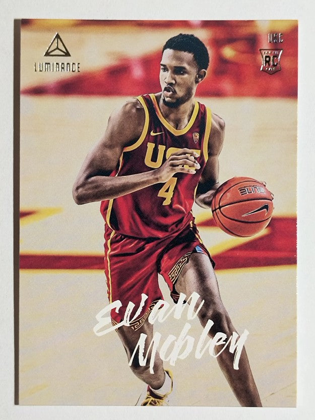 2021-22 Panini Chronicles Draft Picks #77 Evan Mobley/Luminance