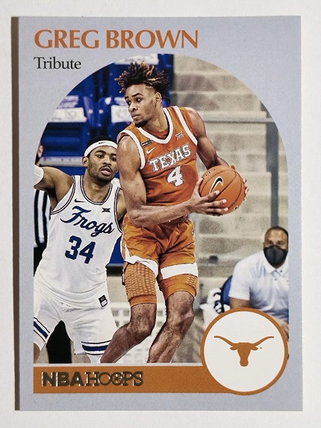 2021-22 Panini Chronicles Draft Picks #64 Greg Brown III/Hoops Retro