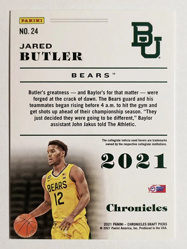 2021-22 Panini Chronicles Draft Picks #24 Jared Butler