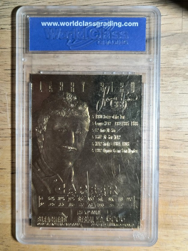 1994-00 Bleachers 23 Karat Gold #1 Larry Bird/Bleachers/10,000 (WCG 10 GEM MINT)