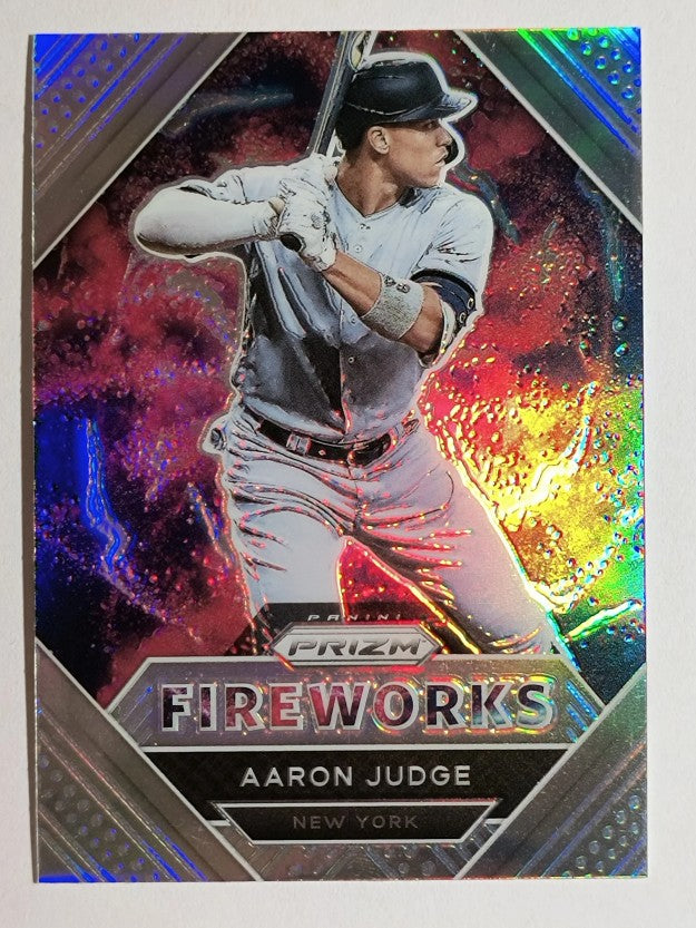 2021 Panini Prizm Fireworks Prizms Silver #4 Aaron Judge