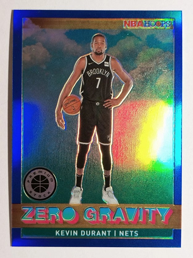 2019-20 Hoops Premium Stock Zero Gravity Blue #9 Kevin Durant