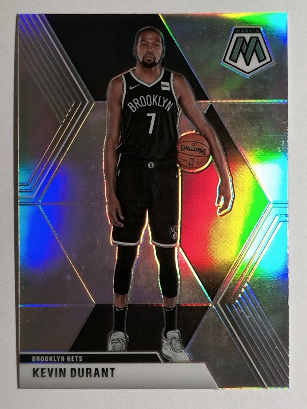 2019-20 Panini Mosaic Silver #1 Kevin Durant