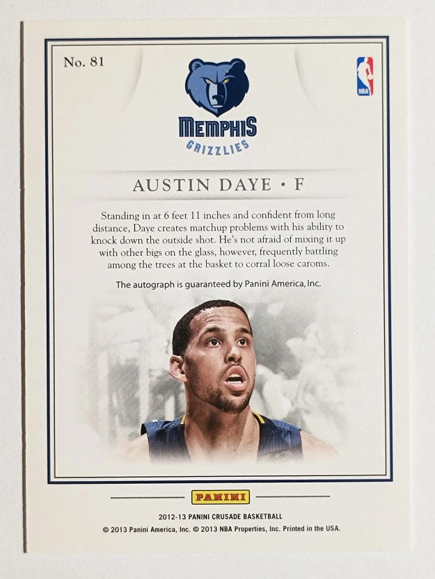 2012-13 Panini Crusade Quest Autographs #81 Austin Daye