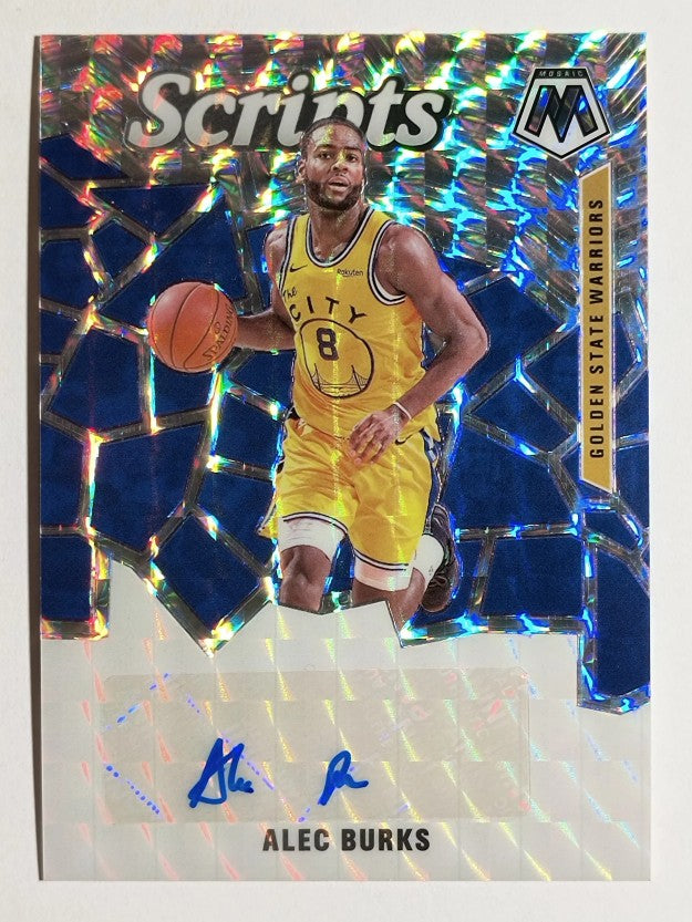 2019-20 Panini Mosaic Scripts #57 Alec Burks