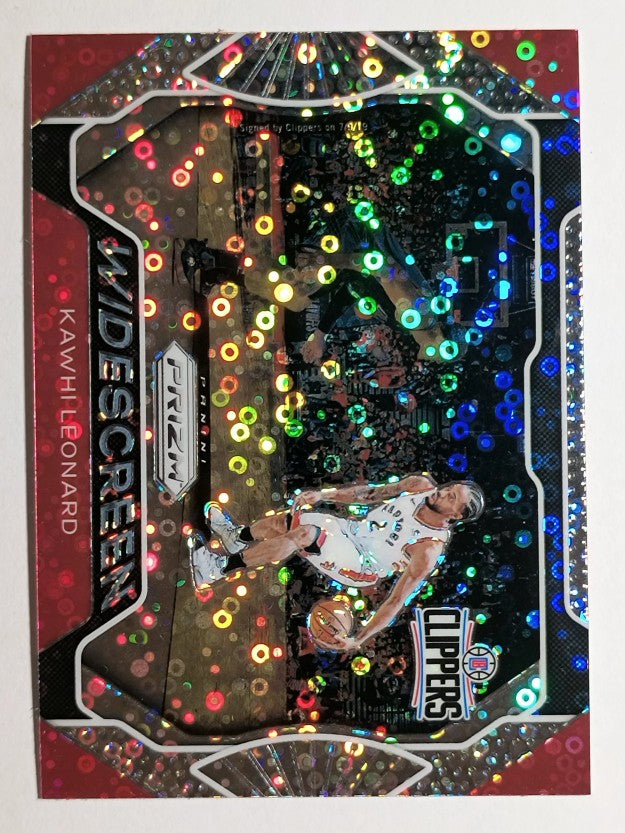 2019-20 Panini Prizm Widescreen Fast Break #7 Kawhi Leonard