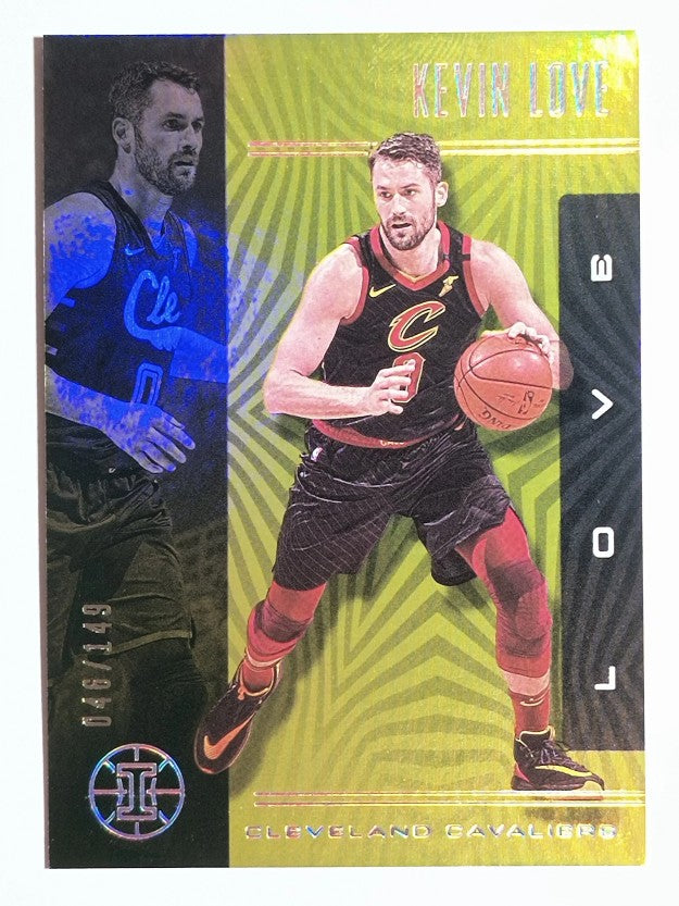 2019-20 Panini Illusions Trophy Collection Yellow #15 Kevin Love