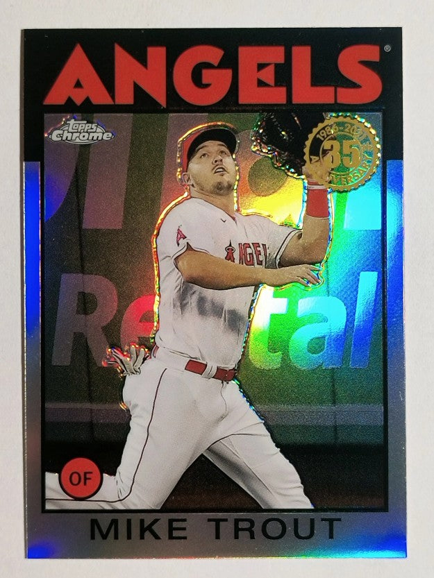 2021 Topps Chrome '86 Topps #86BC2 Mike Trout (NM)