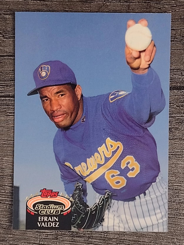 1992 Stadium Club #838 Efrain Valdez