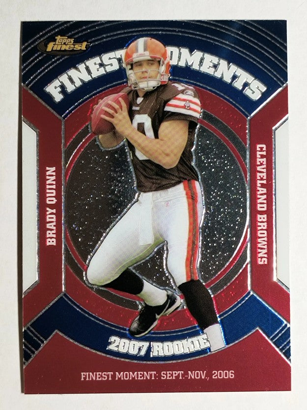 2007 Finest Moments #BQ Brady Quinn